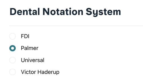 Dentalnotation