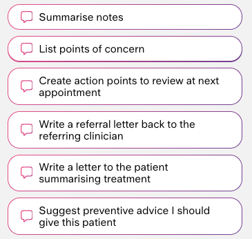 Kiroku AI Editor quick prompts